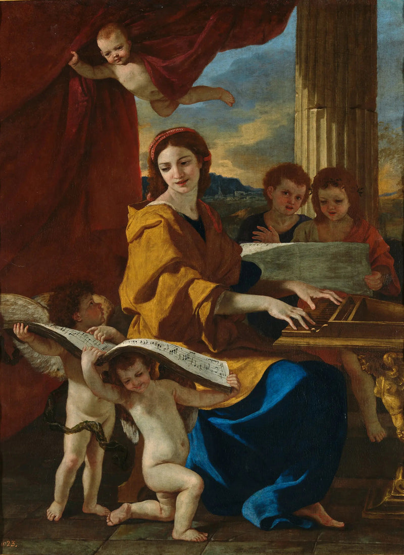 Santa Cecília - Nicolas Poussin