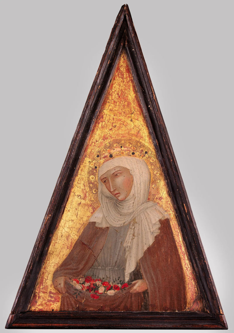 Santa Isabel de Hungria - Ambrogio Lorenzetti