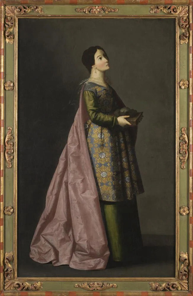 Sainte Emerentiana (Santa Emerenciana) - Francisco de Zurbarán image 1 reproduction de peinture à l’huile