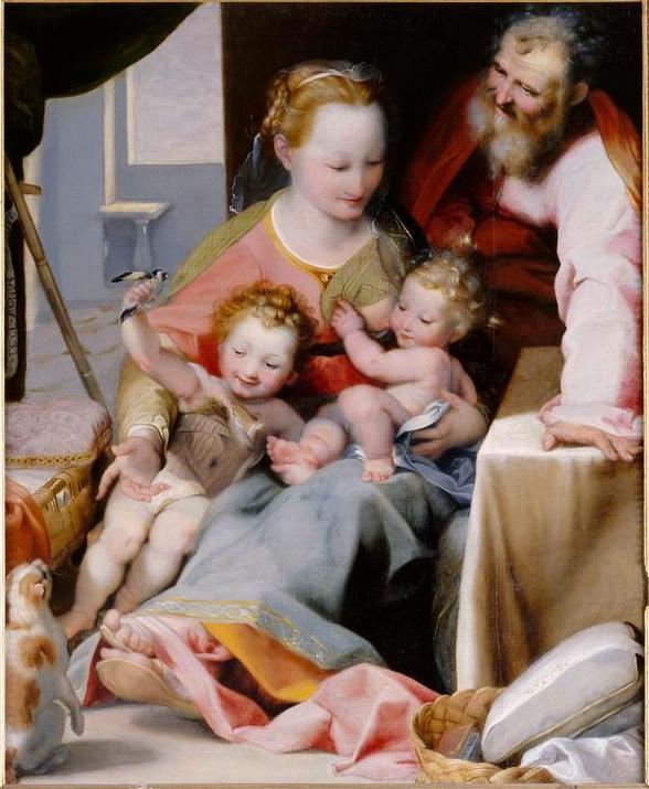 Santa Família com Gato - Federico Barroci