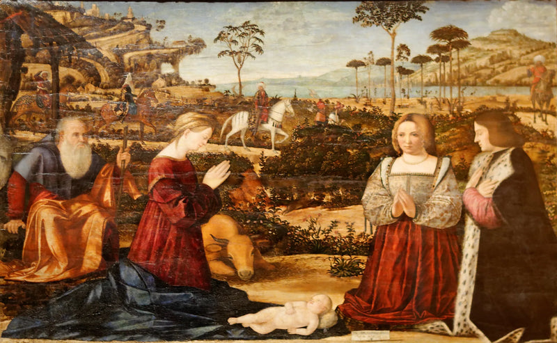 Santa Família e Doadores - Vittore Carpaccio