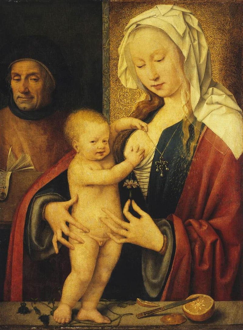 Santa Família - Joos van Cleve