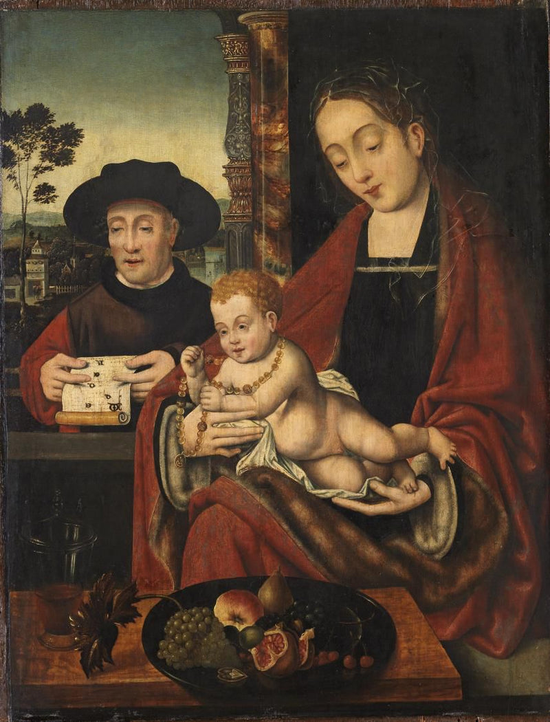 Santa Família - Joos van Cleve