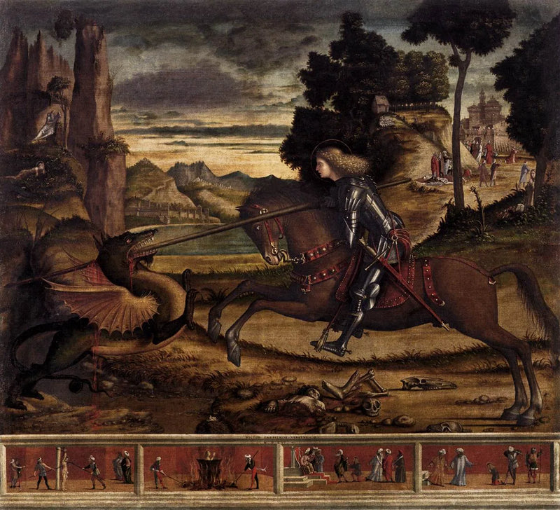 Santa Georgina mata o dragão - Vittore Carpaccio