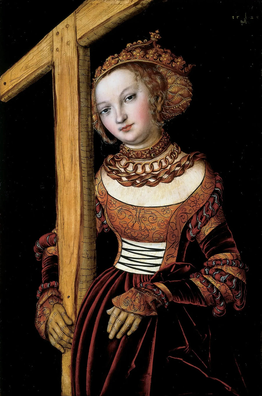 Santa Helena com a Cruz - Lucas Cranach, o Velho
