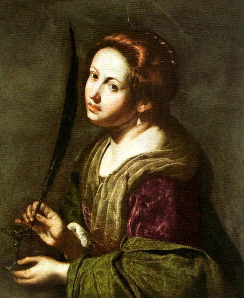 Santa Lúcia. - Artemisia Gentileschi