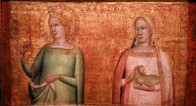 Santa Margarida e Santa Inês - Bernardo Daddi