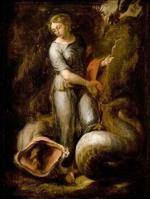 Santa Margarida e o Dragão - David Teniers Júnior