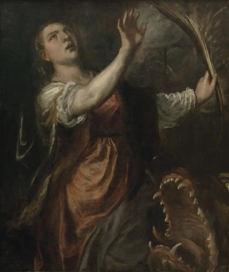 Santa Margarida e o Dragão - Titian