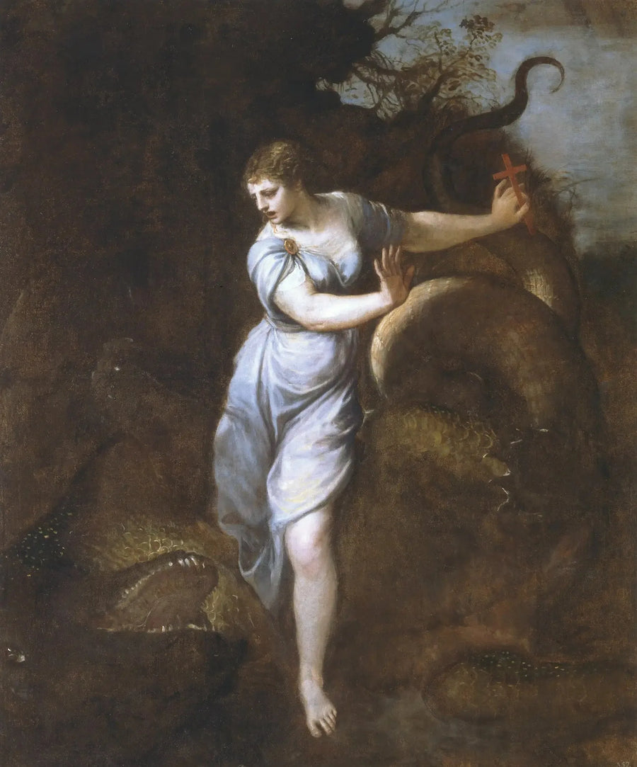 Santa Margarida e o Dragão - Titian