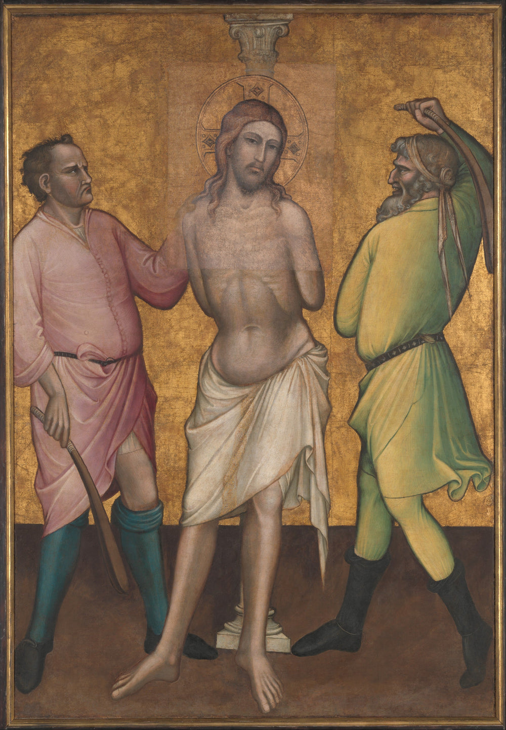 Sainte Marie-Madeleine tenant un crucifix ; (au revers) La Flagellation - Spinello Aretino - Alpha Reproduction