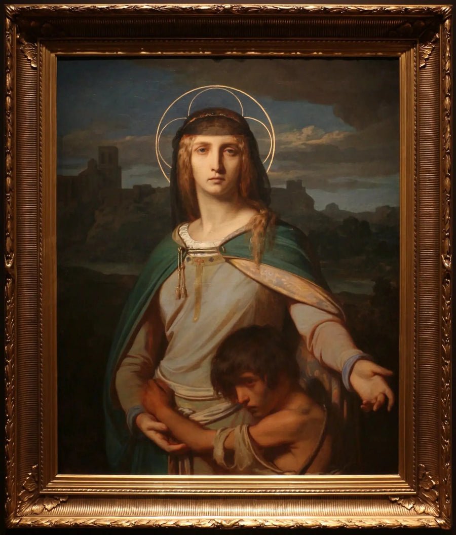 Santa Monique em uma paisagem - Alexandre Cabanel