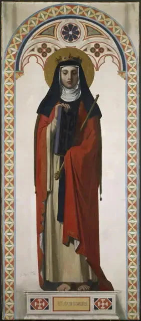 Santa Radegonde de Poitiers - Jean-Auguste-Dominique Ingres