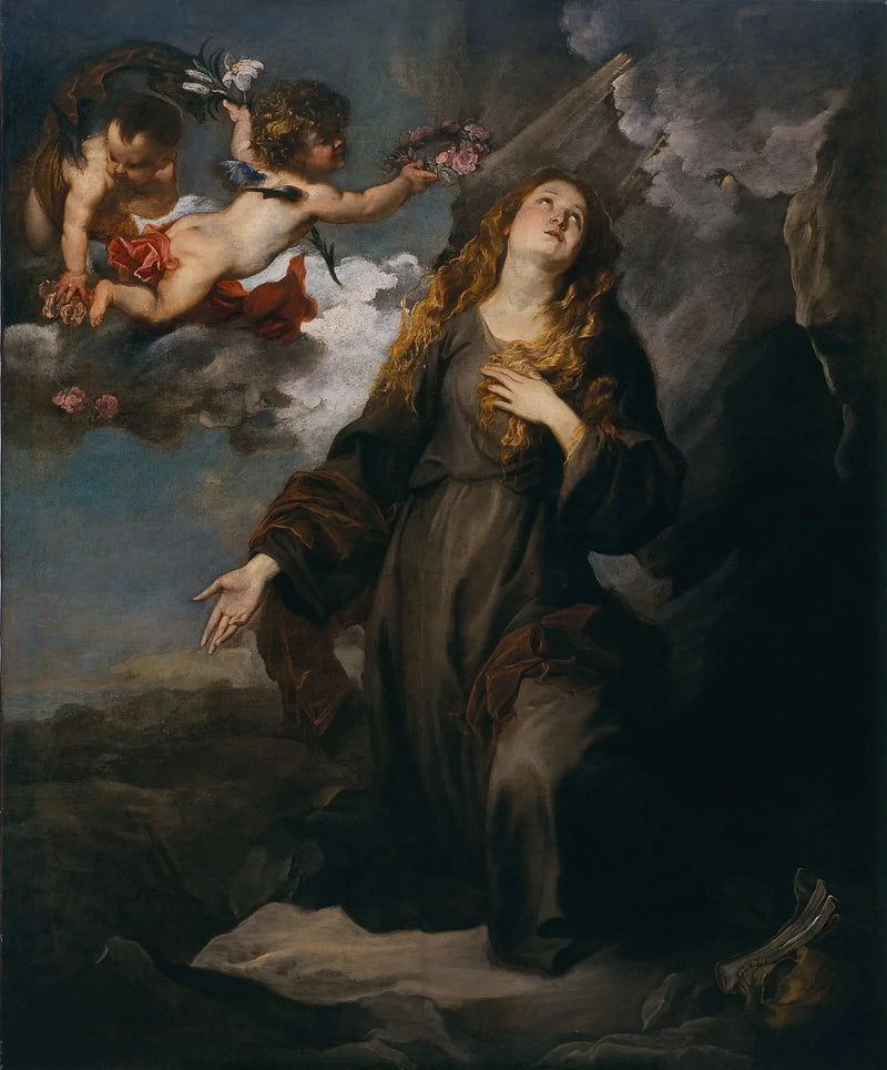 Santa Rosália na glória - Antoine van Dyck