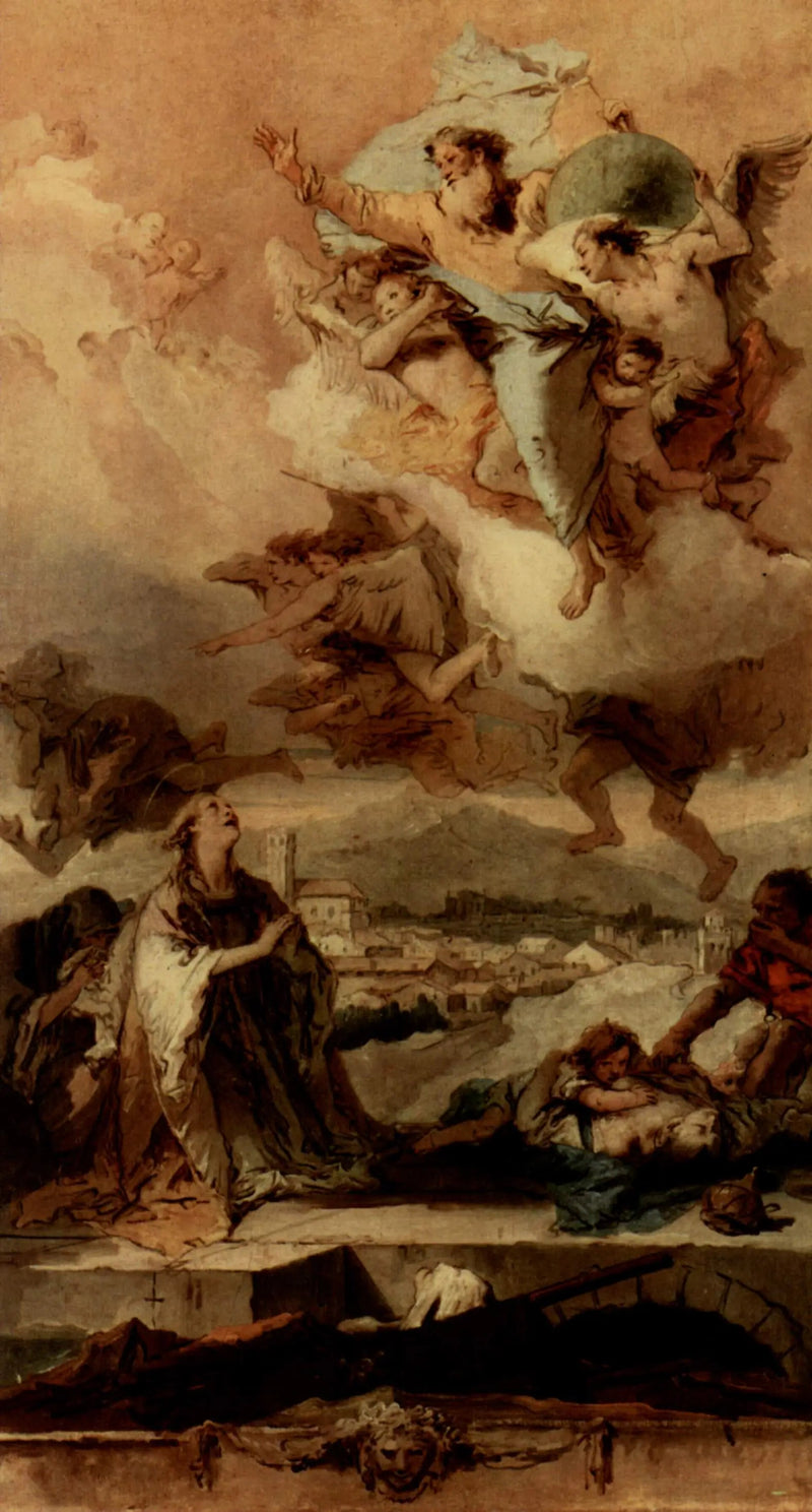 Santa Téclica orando pelos pestilentos - Giovanni Battista Tiepolo