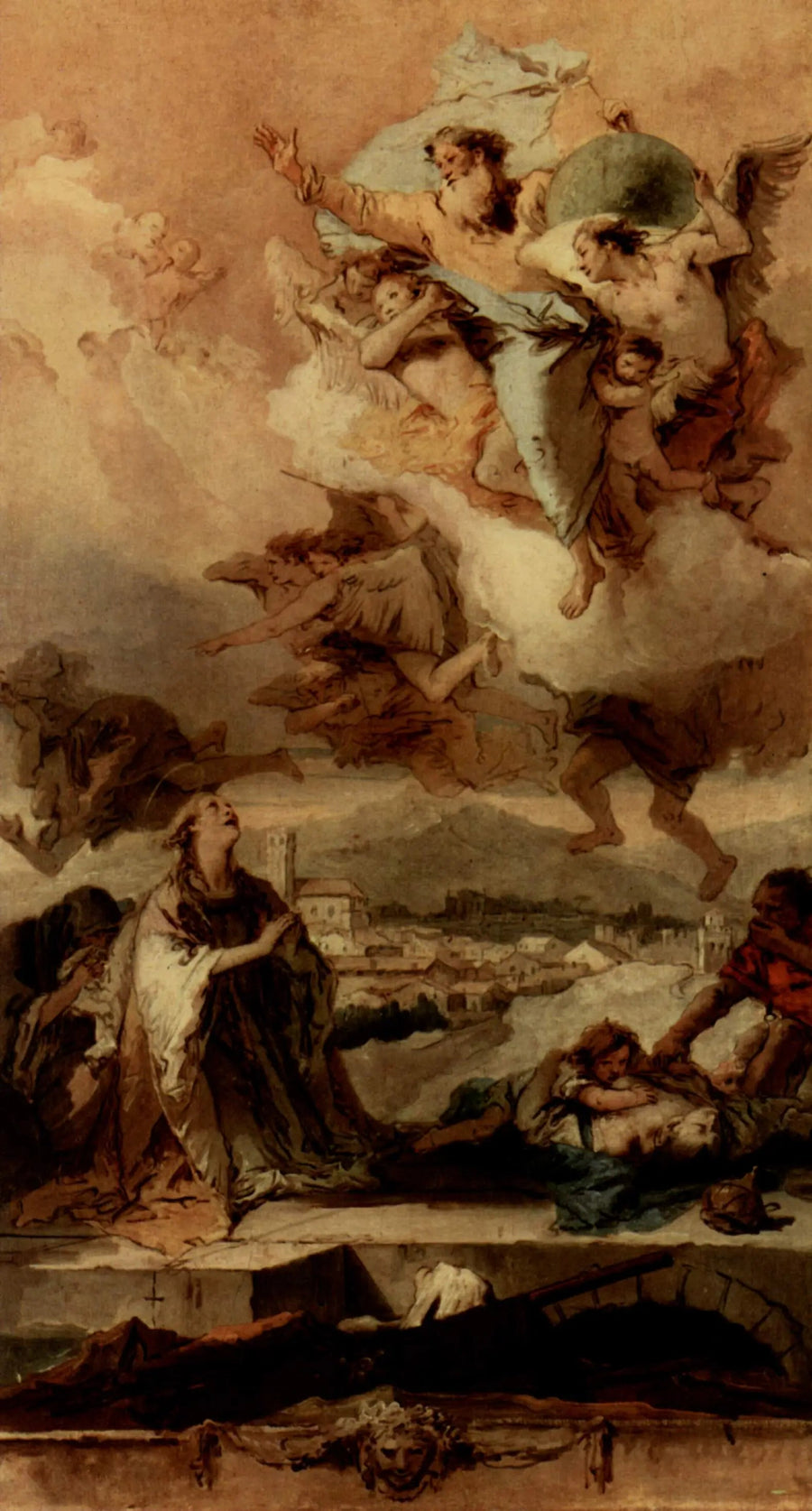 Santa Téclica orando pelos pestilentos - Giovanni Battista Tiepolo