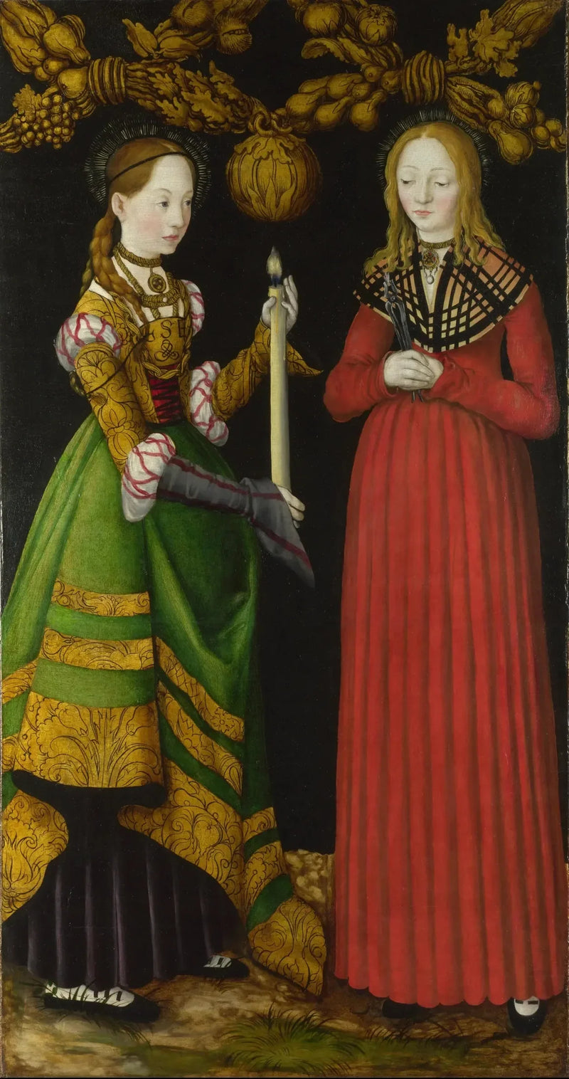 Saintes Geneviève e Apolônia - Lucas Cranach, o Velho