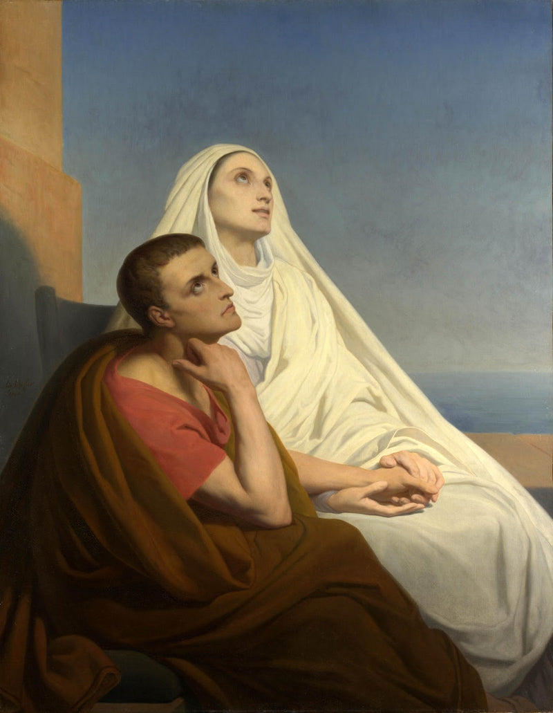 Santos Agostinho e Monique - Ary Scheffer