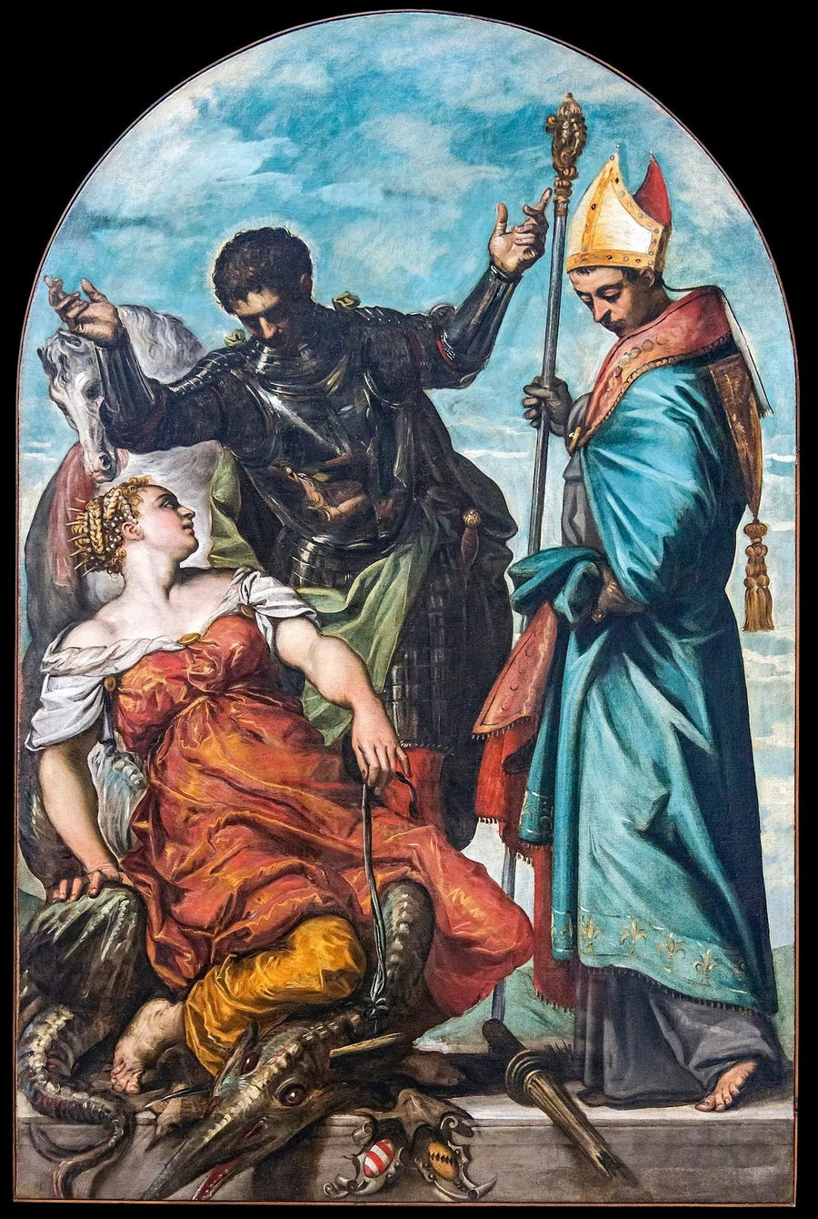 Santos Georges e Luís de Toledu - Jacopo Tintoretto