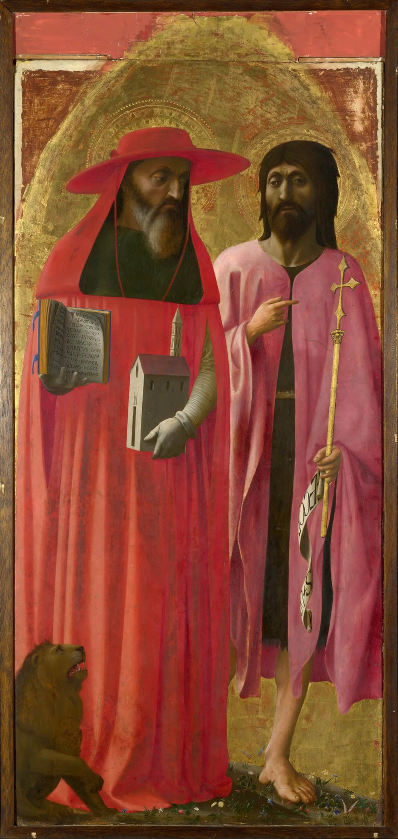 Santos Jerônimo e João Batista - Masaccio