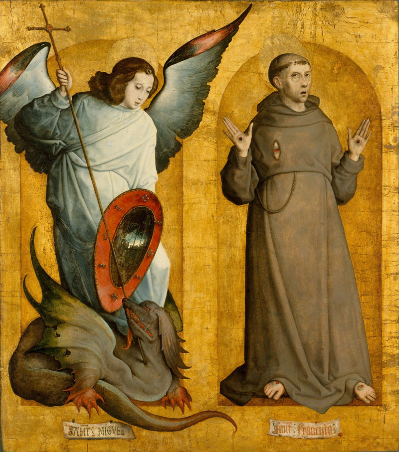 Santos Miguel e Francisco de Assis - Juan de Flandes