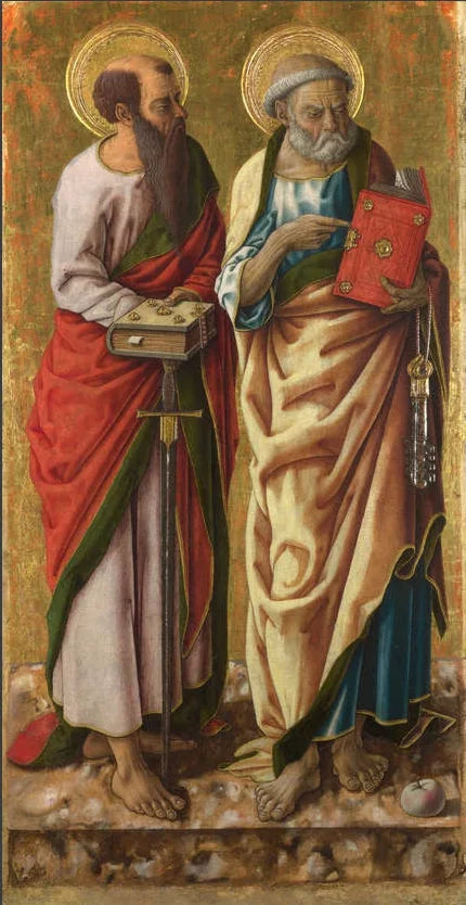 Santos Pedro e Paulo - Carlo Crivelli