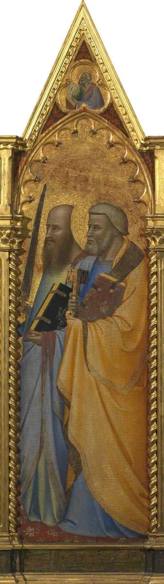 Santos Pedro e Paulo (políptico, painel 4 de 5) - Bernardo Daddi