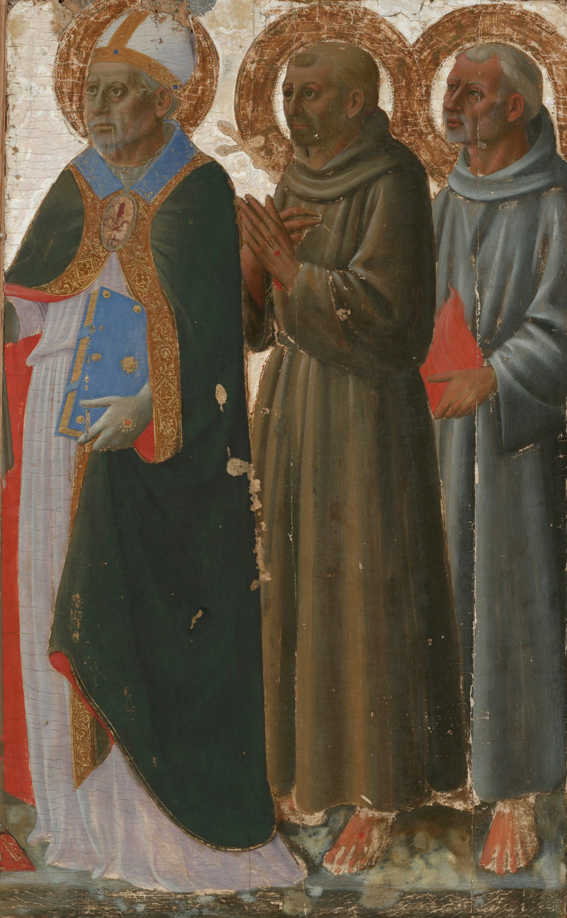 Santos Zénobe, François e Antoine de Padoue - Zanobi Strozzi