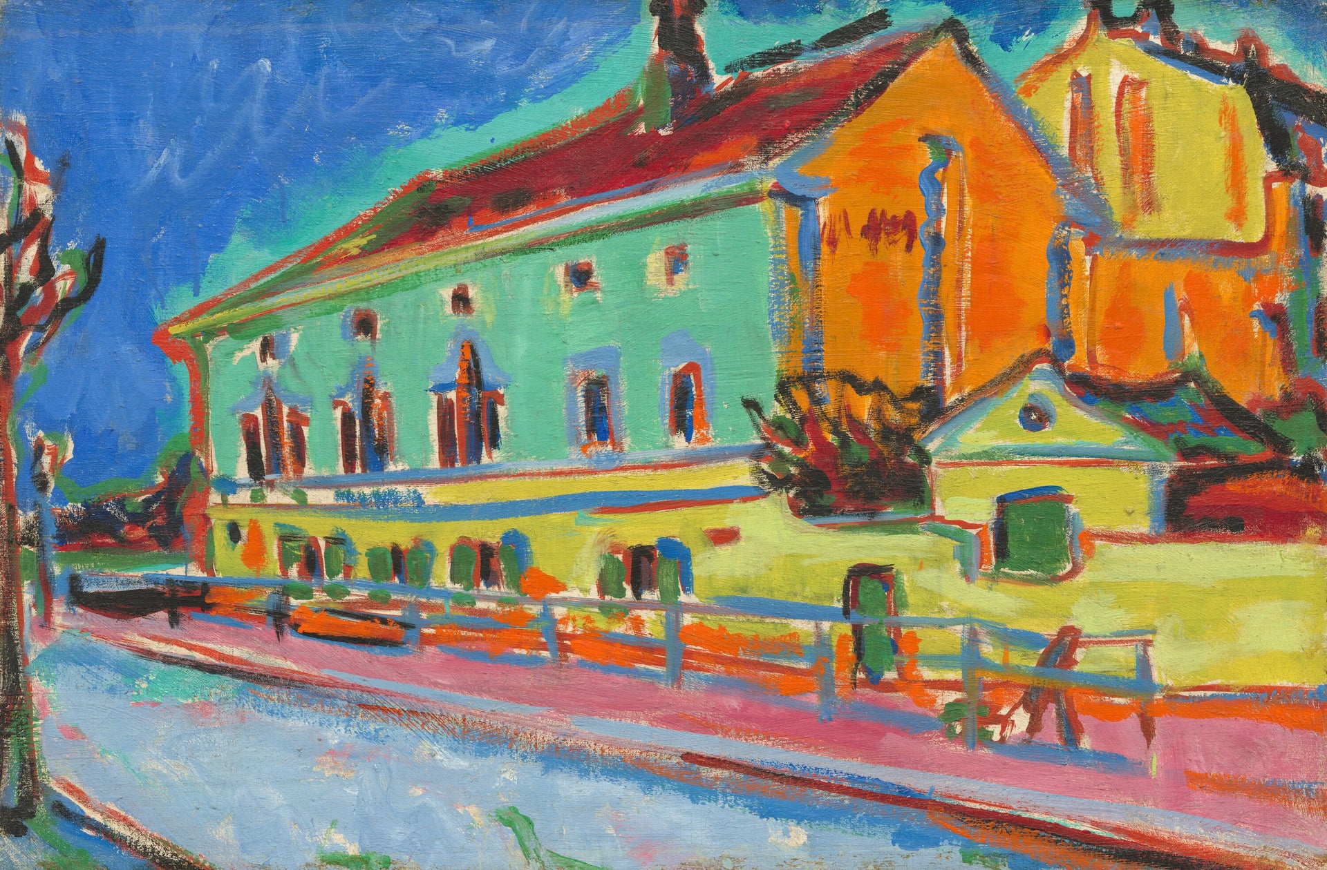 Salle de danse Bellevue [avers] - Ernst Ludwig Kirchner