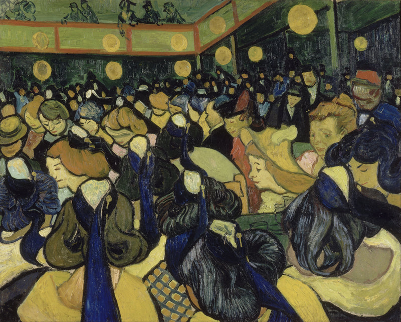 A Sala de Dança em Arles - Vincent van Gogh