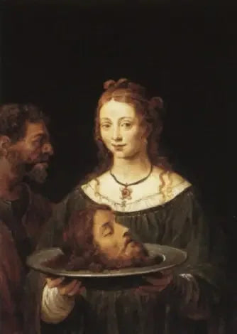 Salomé com a cabeça de João Batista - David Teniers Júnior