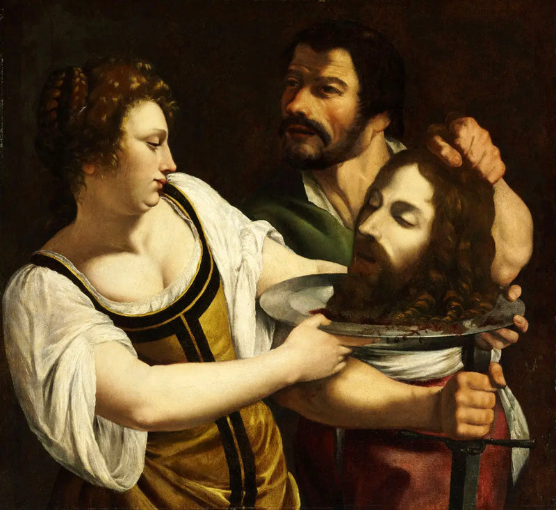 Salomé com a cabeça de São João Batista - Artemisia Gentileschi
