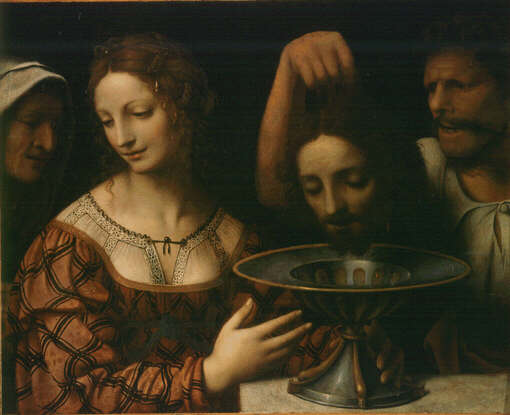 Salomé com a cabeça de São João Batista - Bernardino Luini