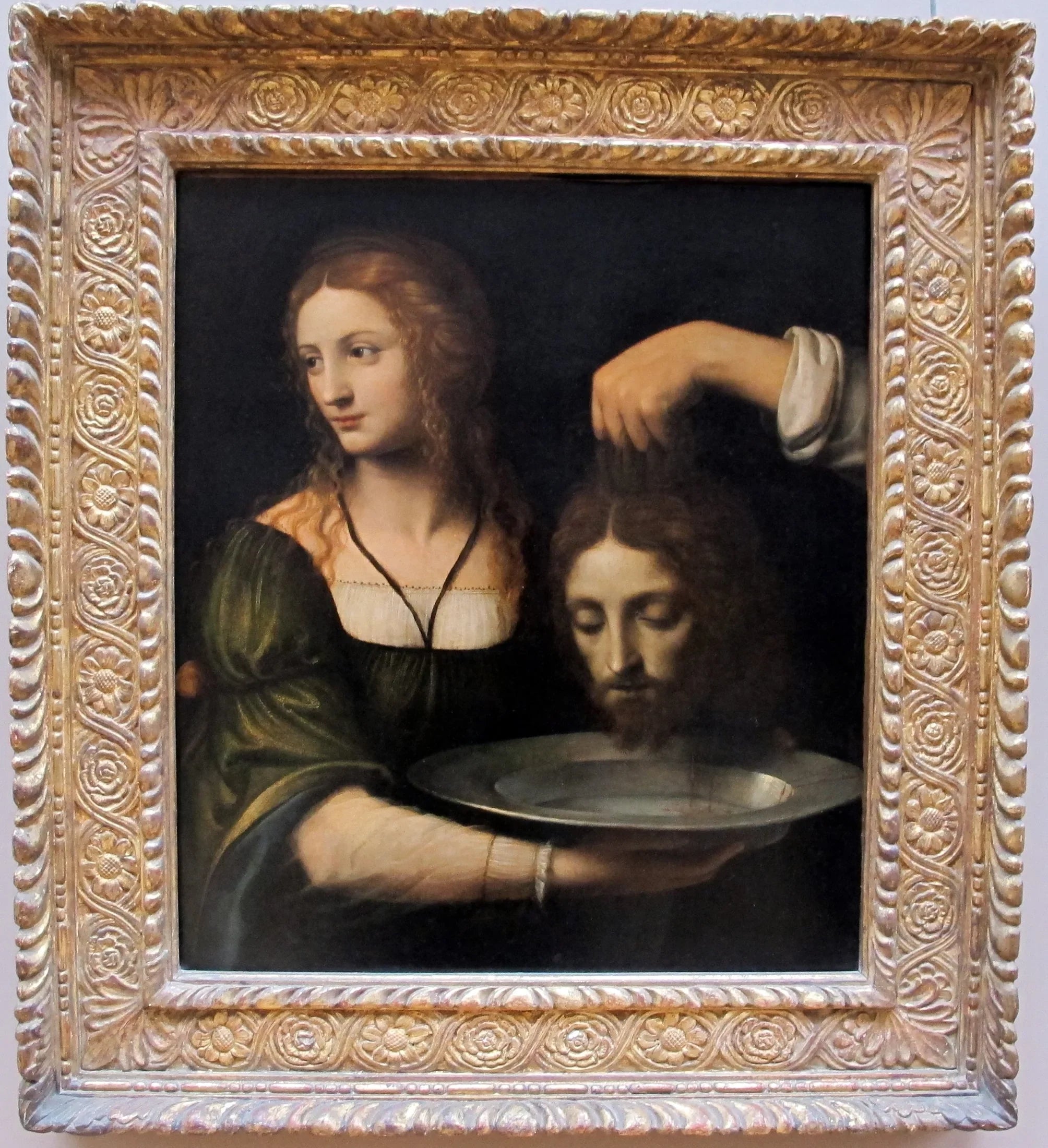 Salomé reçoit la tête de saint Jean Baptiste - Bernardino Luini image 1 copie peinte à la main à l’huile