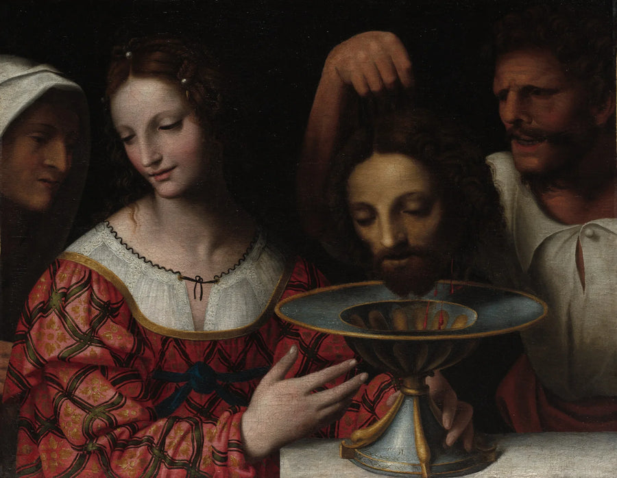 Salomé segurando a cabeça de São João Batista - Bernardino Luini
