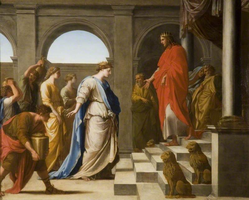 Salomão e a rainha de Sabá - Eustache Le Sueur
