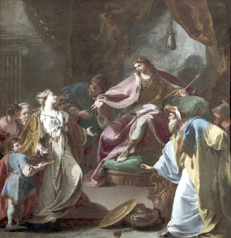 Salomão e a Rainha de Sabá - Giovanni Battista Pittoni