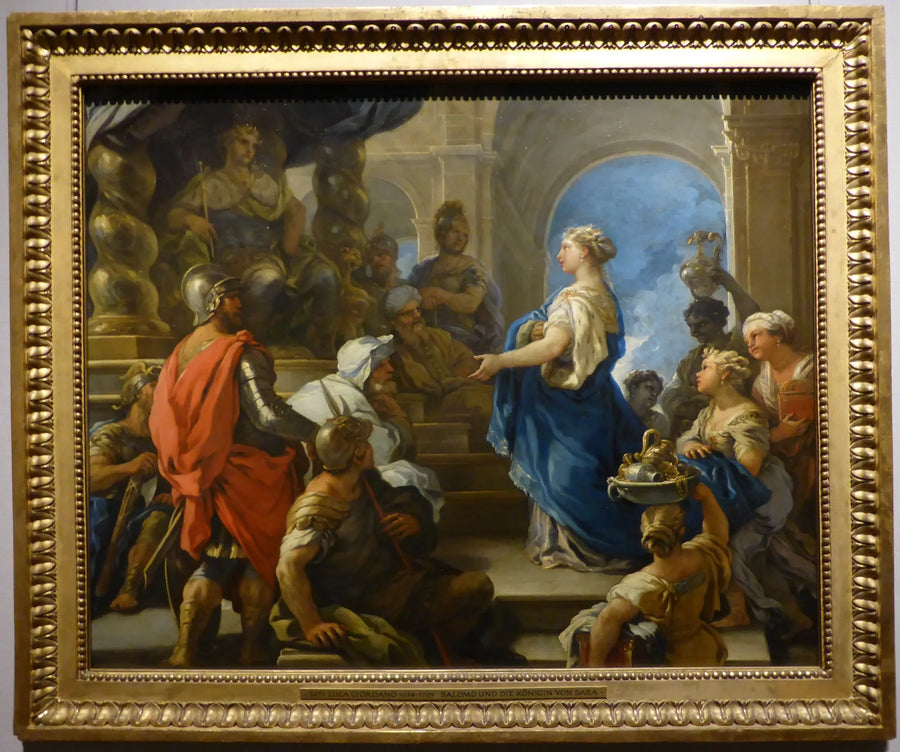 Salomão e a rainha de Sabá - Luca Giordano
