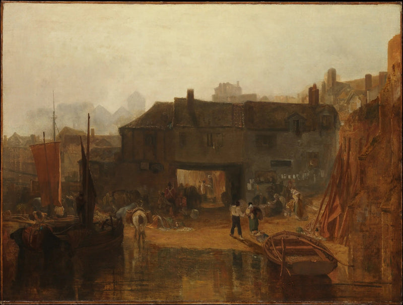 Saltash com a Balsa de Água, Cornwall - J. M. W. Turner