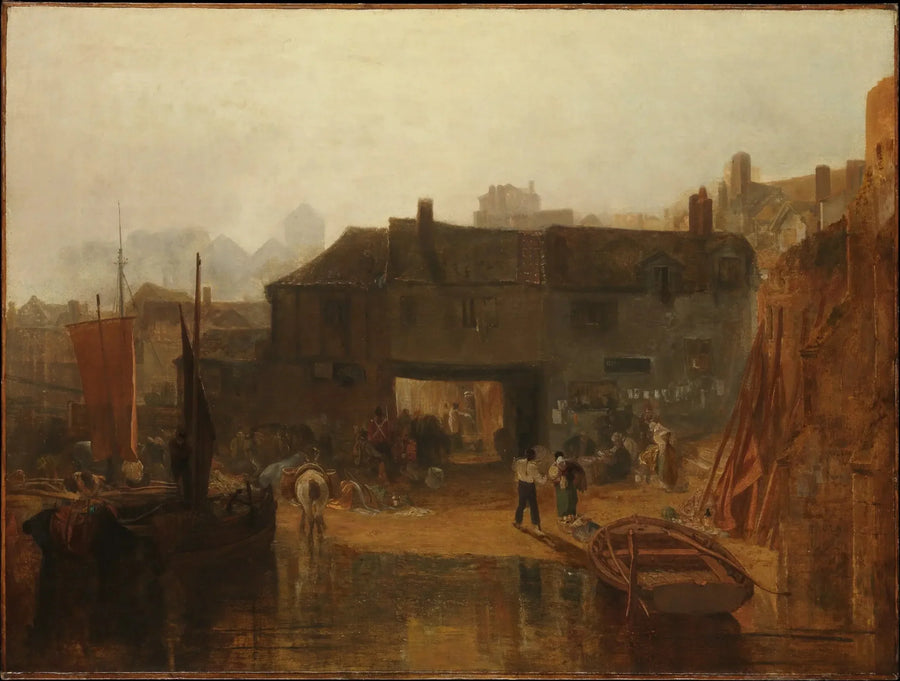 Saltash com a Balsa de Água, Cornwall - J. M. W. Turner