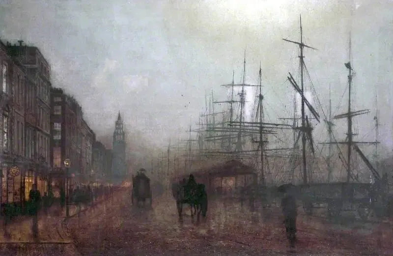 Salthouse Dock, Liverpool, 1884 - John Atkinson Grimshaw