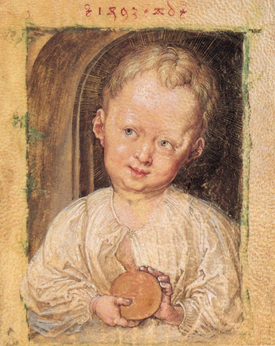 Salvator Mundi com o Menino Jesus - Albrecht Dürer