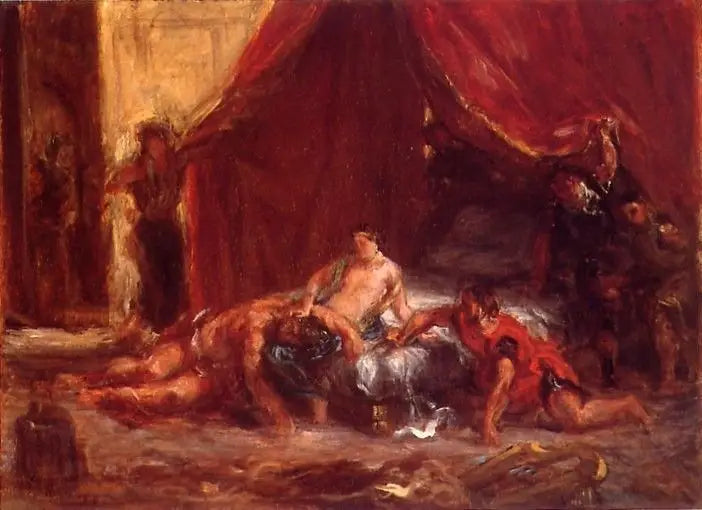 Sansão e Dalila - Eugène Delacroix