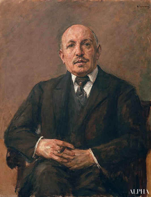 Samuel Fischer, Ölgemälde, 1915 - Max Liebermann - Reproductions de tableaux et peintures haut de gamme