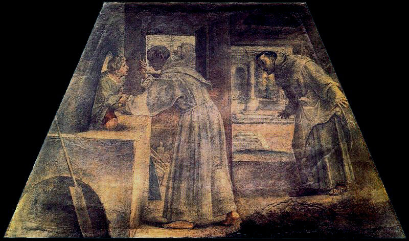 San Diego salva o menino adormecido no forno - Annibale Carracci