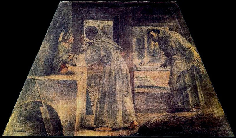 San Diego salva o menino adormecido no forno - Annibale Carracci