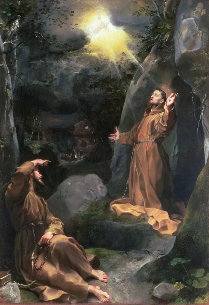 São Francisco recebe o estigma - Federico Barroci