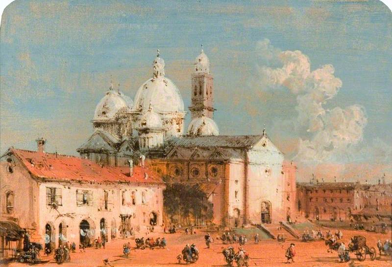 San Giustina do Prato della Valle, Pádua - Francesco Guardi