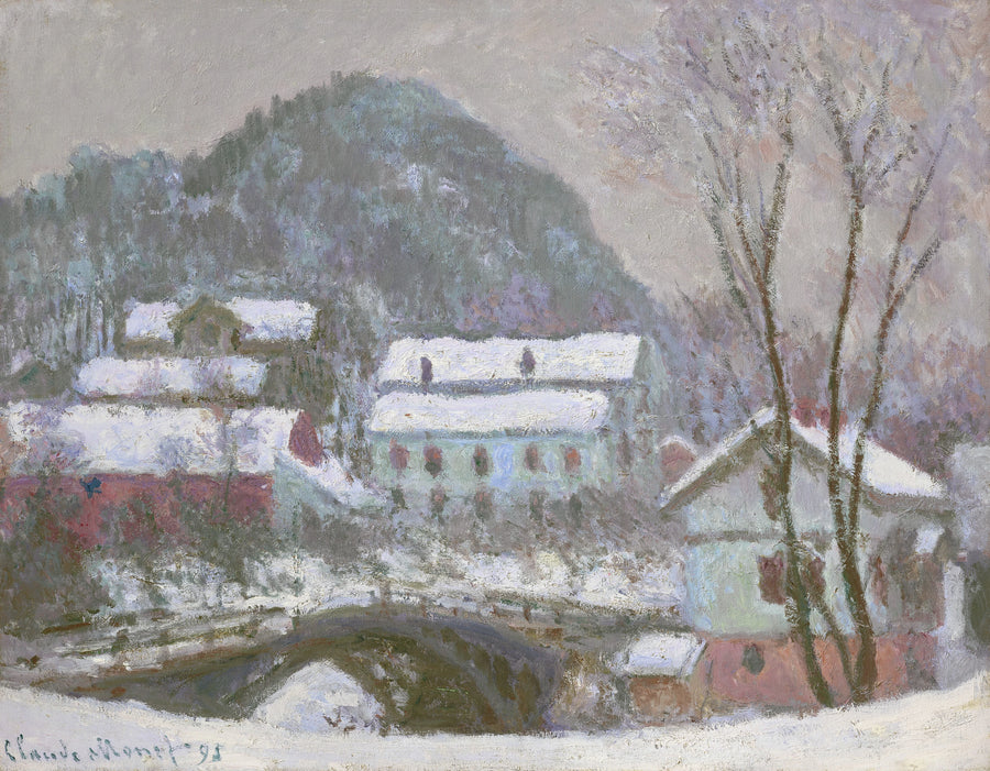 Aldeia de Sandviken - Claude Monet