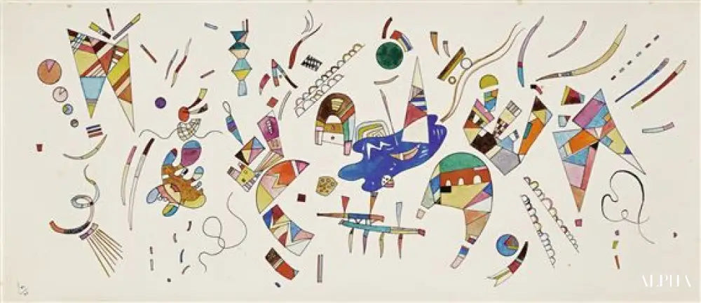 Sans titre 1941 - Vassily Kandinsky - Reproductions de tableaux et peintures haut de gamme